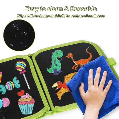 Reusable Drawing Book for Kids – Colour, Erase & Draw Again