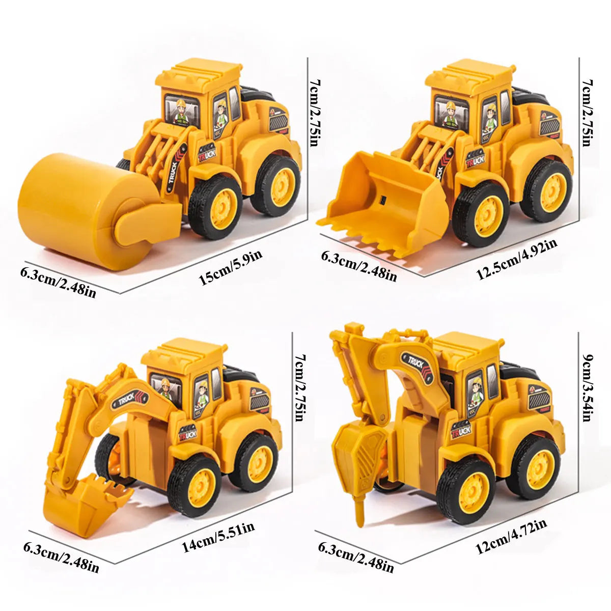 Kids' Digger & Construction Vehicles – Outdoor Toy Fun