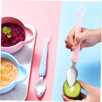 2-in-1 Silicone Baby Spoon – Gentle & Safe Feeding for Your Bub