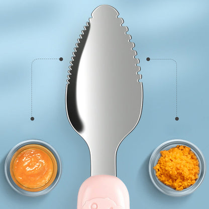 2-in-1 Silicone Baby Spoon – Gentle & Safe Feeding for Your Bub