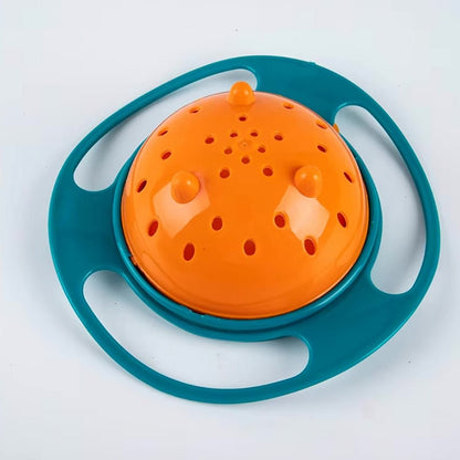 360° Spill-Proof Gyro Snack Bowl – Mess-Free Mealtimes for Little Explorers-8