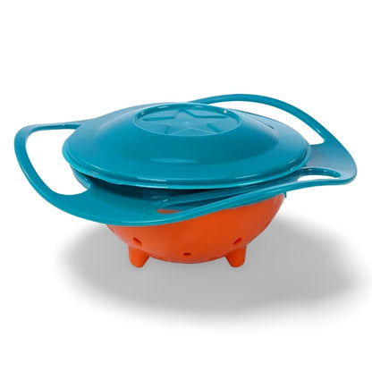 360° Spill-Proof Gyro Snack Bowl – Mess-Free Mealtimes for Little Explorers-9