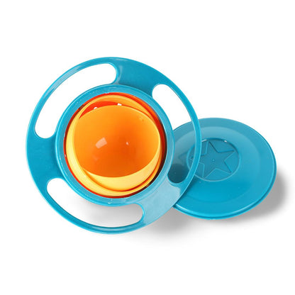 360_Spill-Proof_Gyro_Snack_Bowl_Mess-Free_Mealtimes_for_Little_Explorers-Forest Green