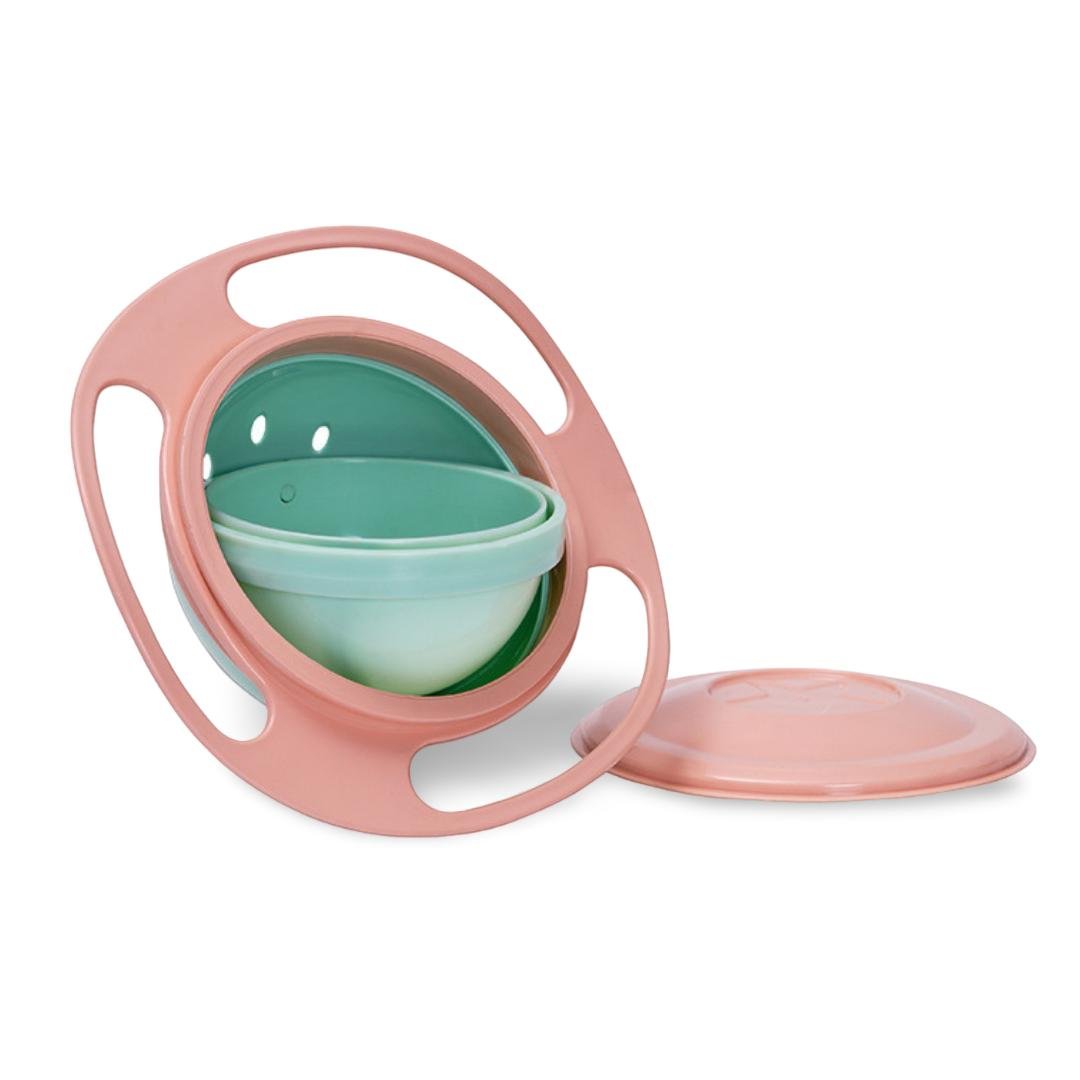 360_Spill-Proof_Gyro_Snack_Bowl_Mess-Free_Mealtimes_for_Little_Explorers-Pastel Pink