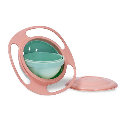360_Spill-Proof_Gyro_Snack_Bowl_Mess-Free_Mealtimes_for_Little_Explorers-Pastel Pink
