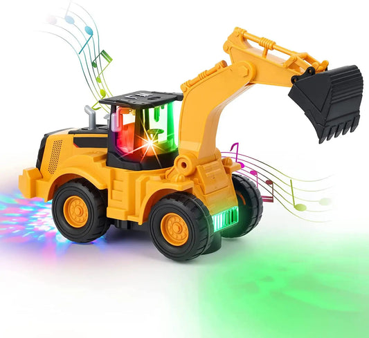 Dancing Musical Digger Toy with Lights & Movement