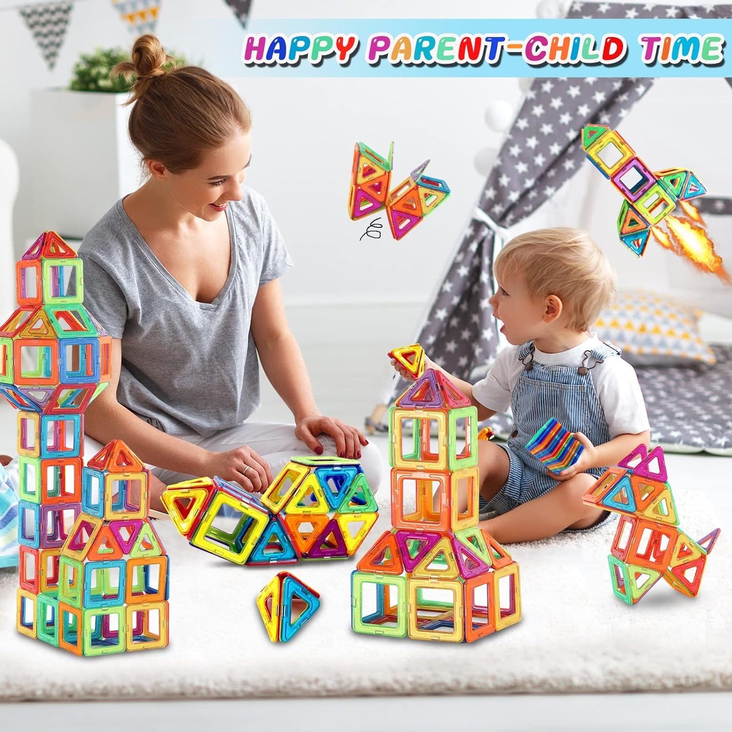 Magnetic Building Blocks – Educational Toy for Aussie Kids