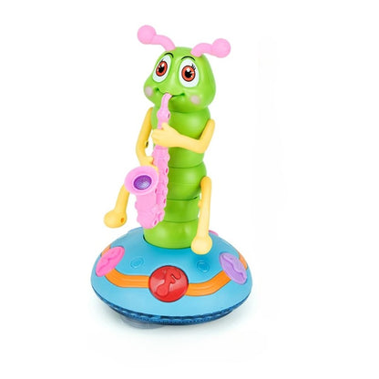 Dancing Saxophone Caterpillar – Light-Up Musical Toy for Aussie Toddlers