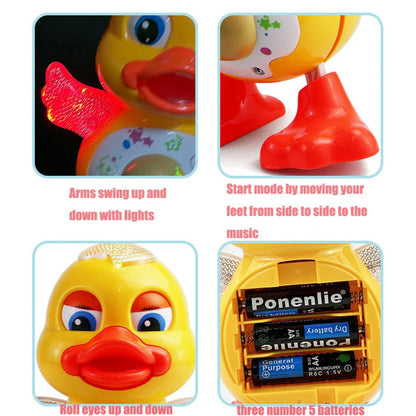 Interactive Dancing Duck Toy with Lights & Music – Aussie Toddler Favourite