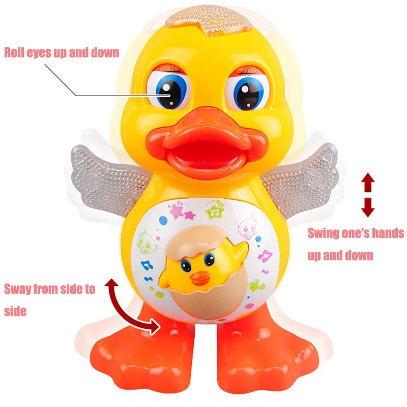 Interactive Dancing Duck Toy with Lights & Music – Aussie Toddler Favourite