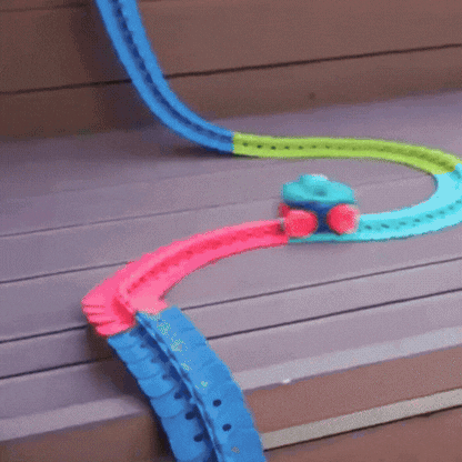 Anti-Gravity Racing Track – Glow-in-the-Dark Adventure Set-gif1