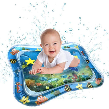 AquaBaby Tummy Time Water Mat – Fun & Learning for Babies-1