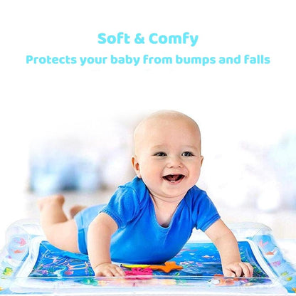 AquaBaby Tummy Time Water Mat – Fun & Learning for Babies