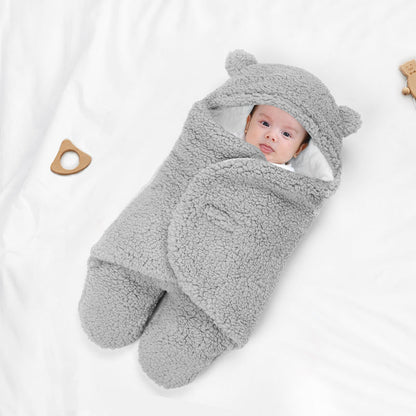 BabyBear_2-in-1_Swaddle_Sleeping_Bag-Cloud Grey