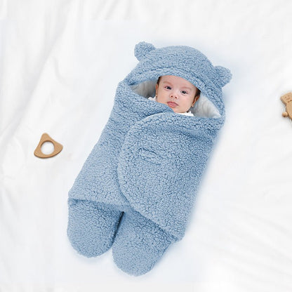 BabyBear_2-in-1_Swaddle_Sleeping_Bag-Sky Blue