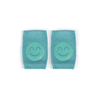BabySafe_Smiley_Knee_Pads_Safety_and_Comfort_for_Active_Babies-Forest Green