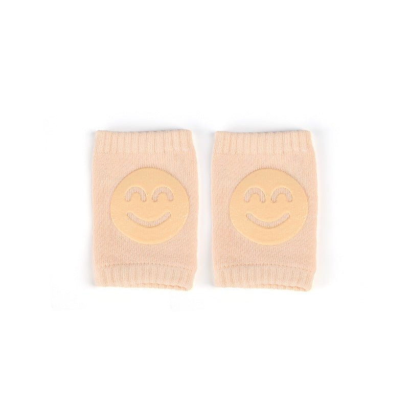 BabySafe_Smiley_Knee_Pads_Safety_and_Comfort_for_Active_Babies-Peach Beige
