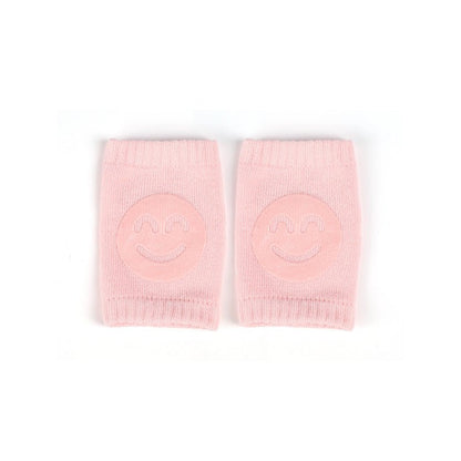 BabySafe_Smiley_Knee_Pads_Safety_and_Comfort_for_Active_Babies-Soft Pink