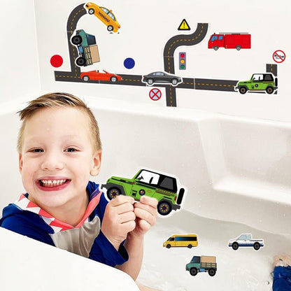 BathTime Highway – Fun Road Set for Toddlers-10