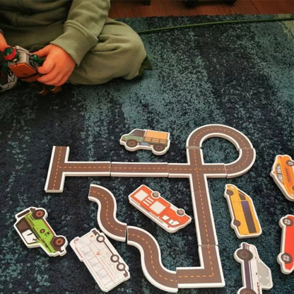BathTime Highway – Fun Road Set for Toddlers-11