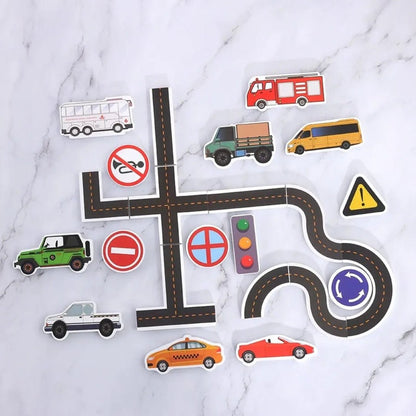 BathTime Highway – Fun Road Set for Toddlers-7