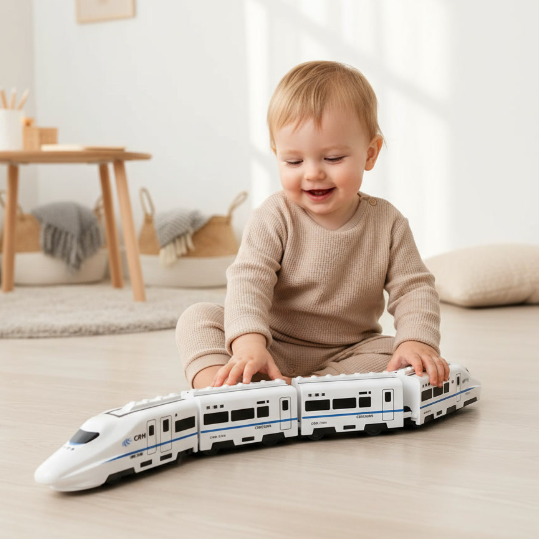Chain Linked Train Toy – Build & Pull Sets for Little Aussies