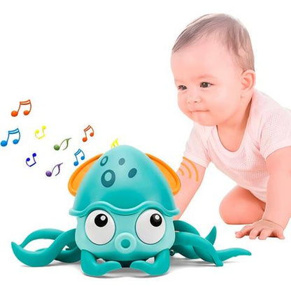 Crawl & Play – Interactive Octopus Toy with Music & Lights-1