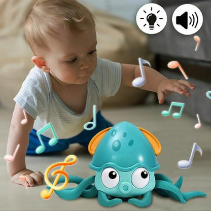Crawl & Play – Interactive Octopus Toy with Music & Lights-9