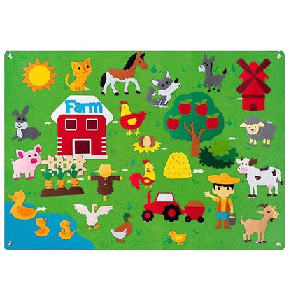 Creative_DIY_Felt_Story_Board_Inspire_Imagination_Fine_Motor_Skills-Farm Theme