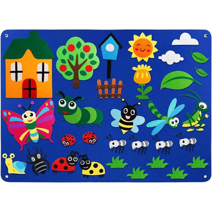 Creative_DIY_Felt_Story_Board_Inspire_Imagination_Fine_Motor_Skills-Garden Theme