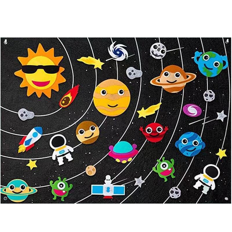 Creative_DIY_Felt_Story_Board_Inspire_Imagination_Fine_Motor_Skills-Space Adventure Theme