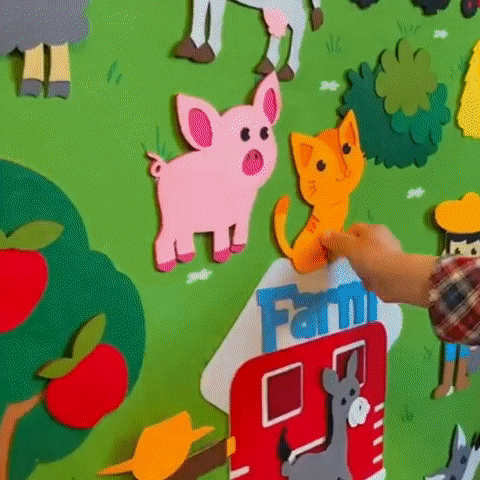 Creative DIY Felt Story Board – Inspire Imagination & Fine Motor Skills-gif1