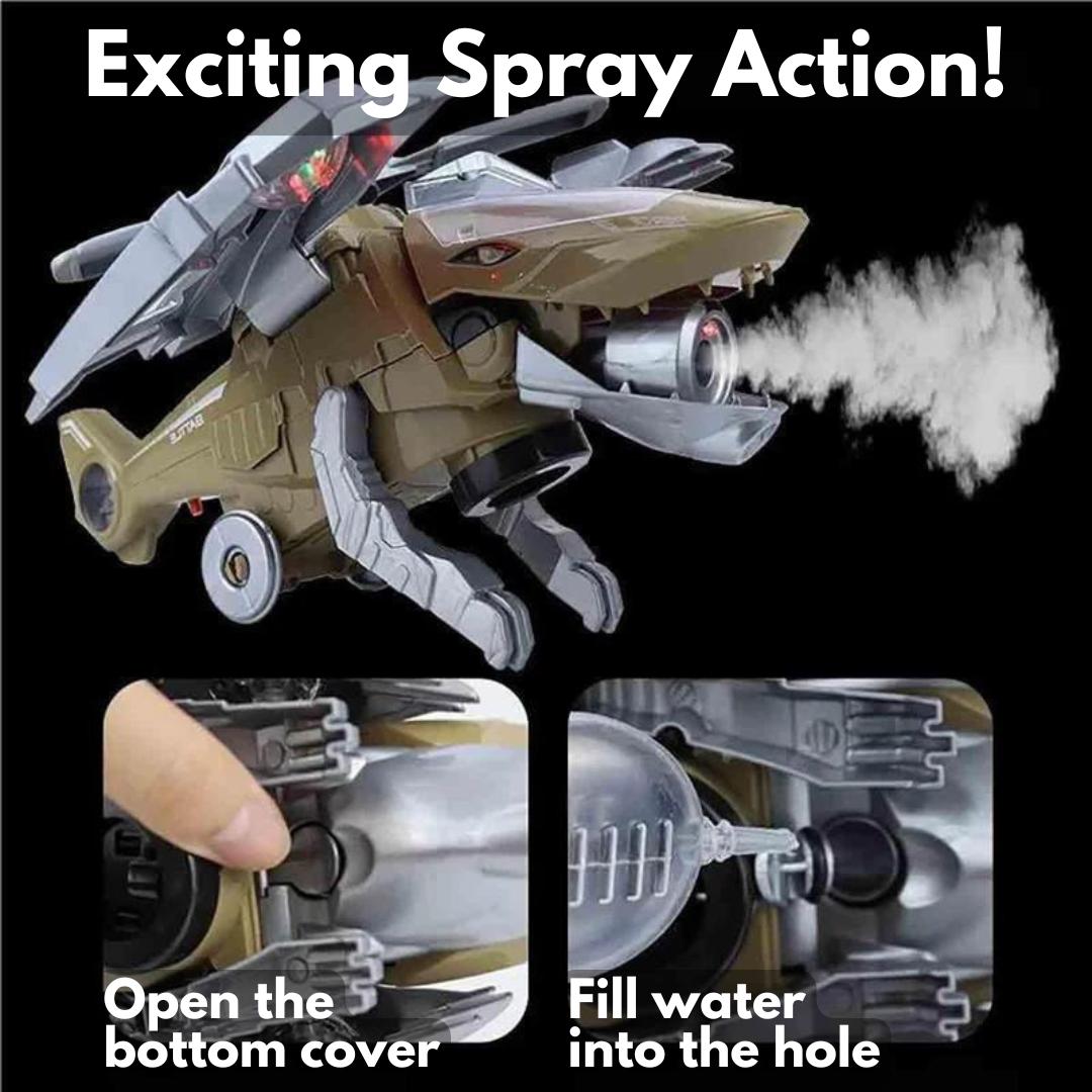 DinoCopter – 2-in-1 Transforming Dinosaur Helicopter Toy with LED