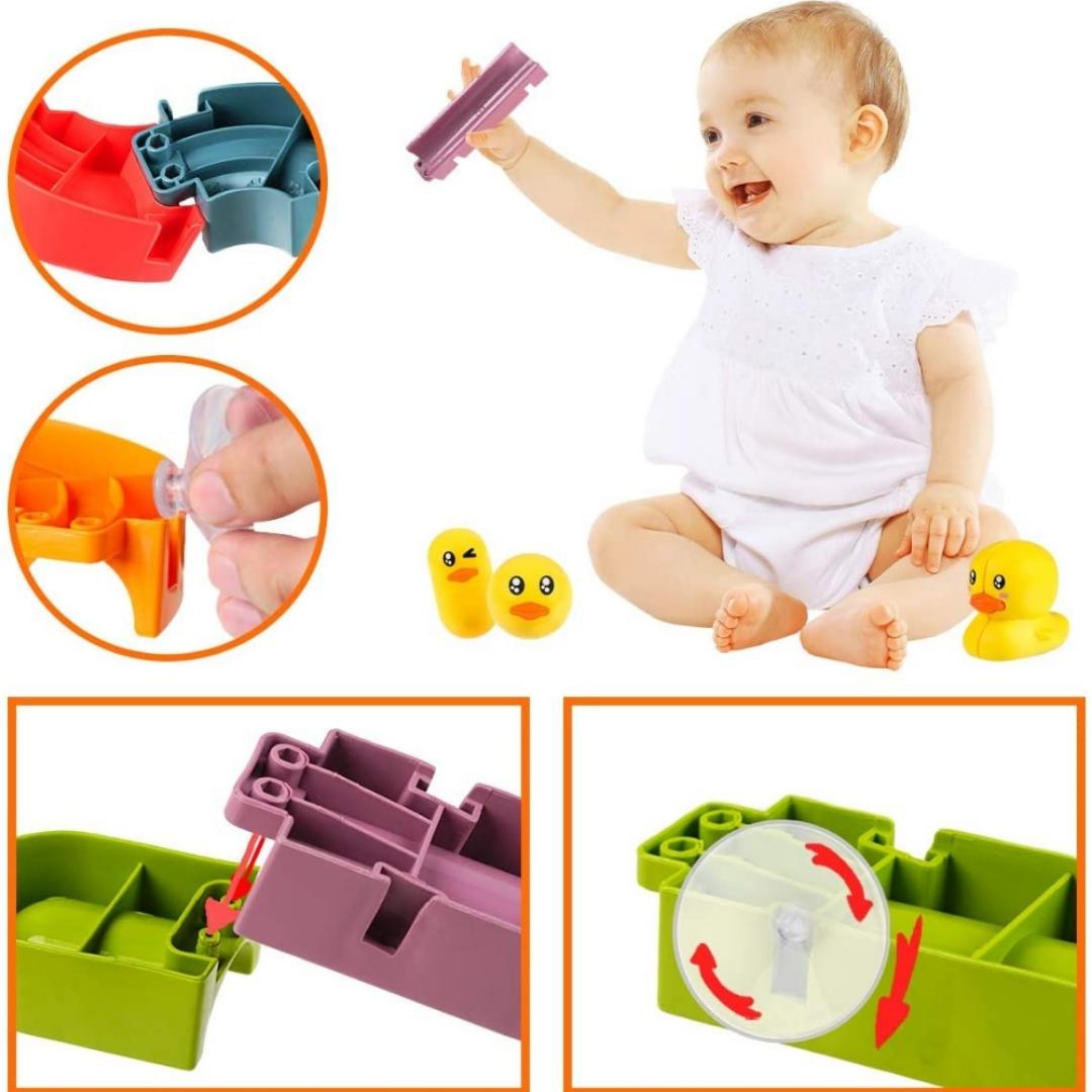 DuckTrail™ – Fun Duck Slide for Bath-Time Adventures-9