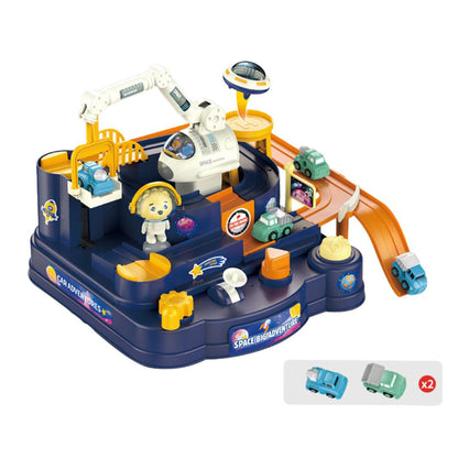Kiddie Explorer Race Track-Space Adventure with 2 Cars