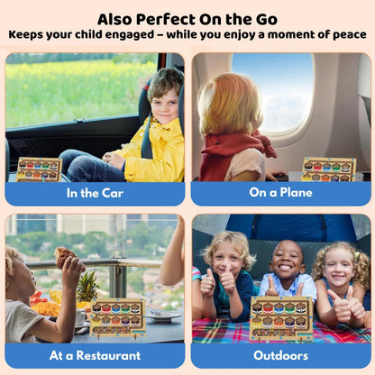 Learn & Play Magnetic Maze – Colour & Number Adventure