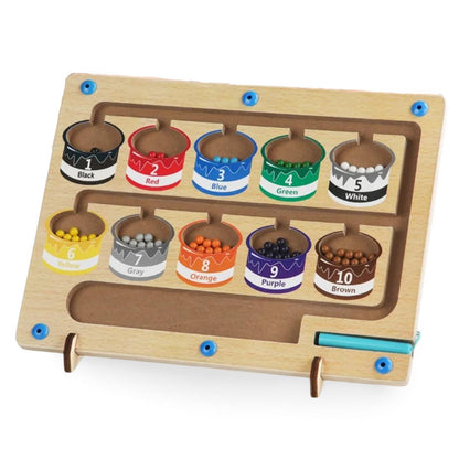 Learn & Play Magnetic Maze – Colour & Number Adventure-Colours & Numbers Maze