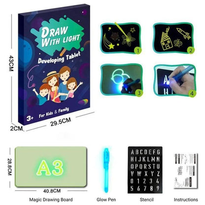 Magic Light Drawing Board – Creativity That Glows!