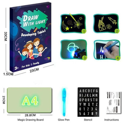 Magic Light Drawing Board – Creativity That Glows!