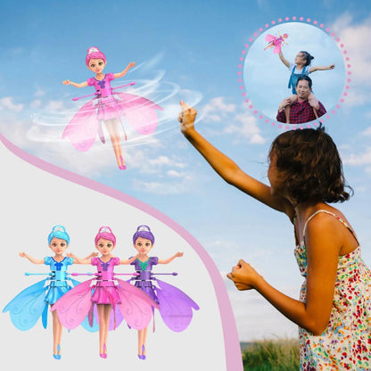 Magic Flying Fairy Toy with LED Lights-2