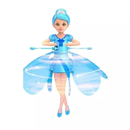 Magic Flying Fairy Toy with LED Lights-Blue