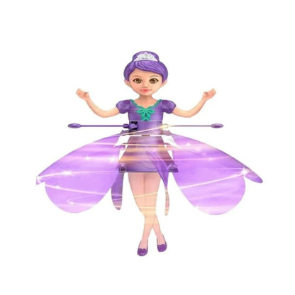 Magic Flying Fairy Toy with LED Lights-Purple