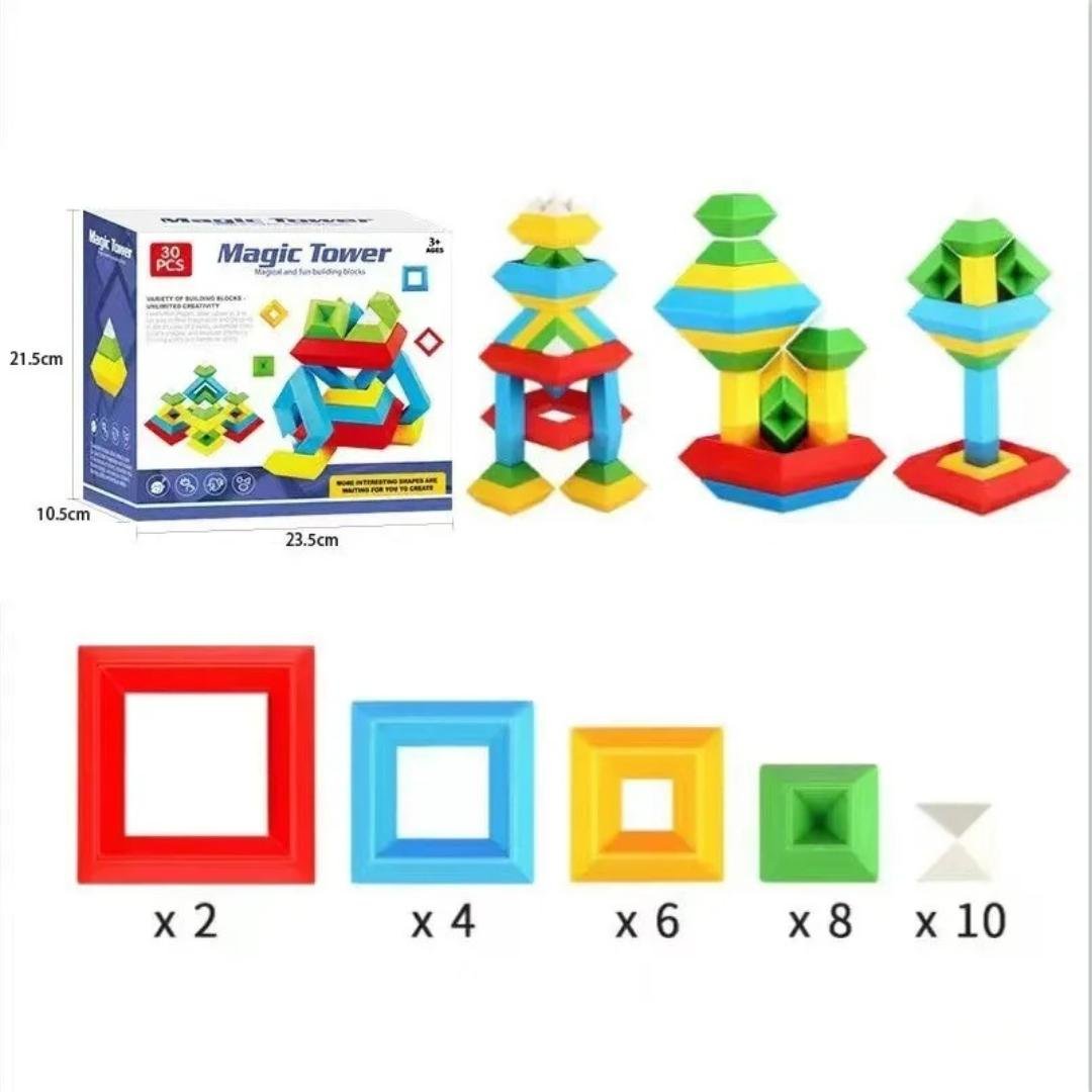 Magic_Tower_Creative_STEM_Blocks_for_Kids-30 Pieces