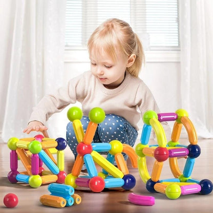 Magnetic Building Sticks – Creative Construction Toy for Kids-2