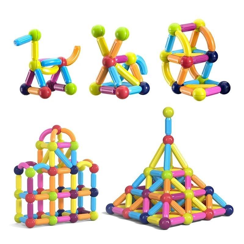 Magnetic Building Sticks – Creative Construction Toy for Kids-3