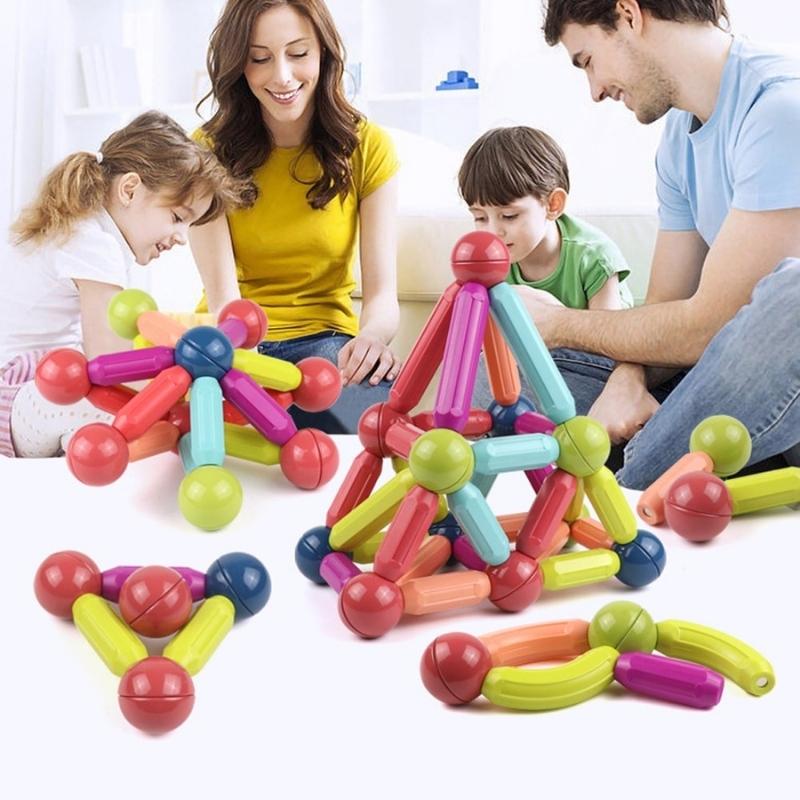 Magnetic Building Sticks – Creative Construction Toy for Kids-6