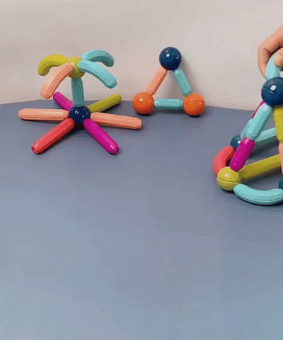 Magnetic Building Sticks – Creative Construction Toy for Kids