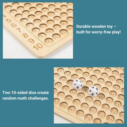 Math Master Wooden Learning Game