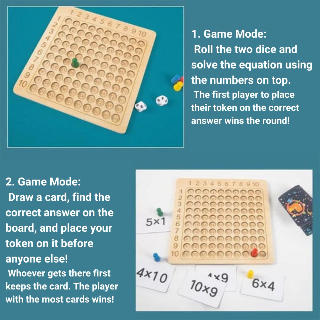 Math Master Wooden Learning Game