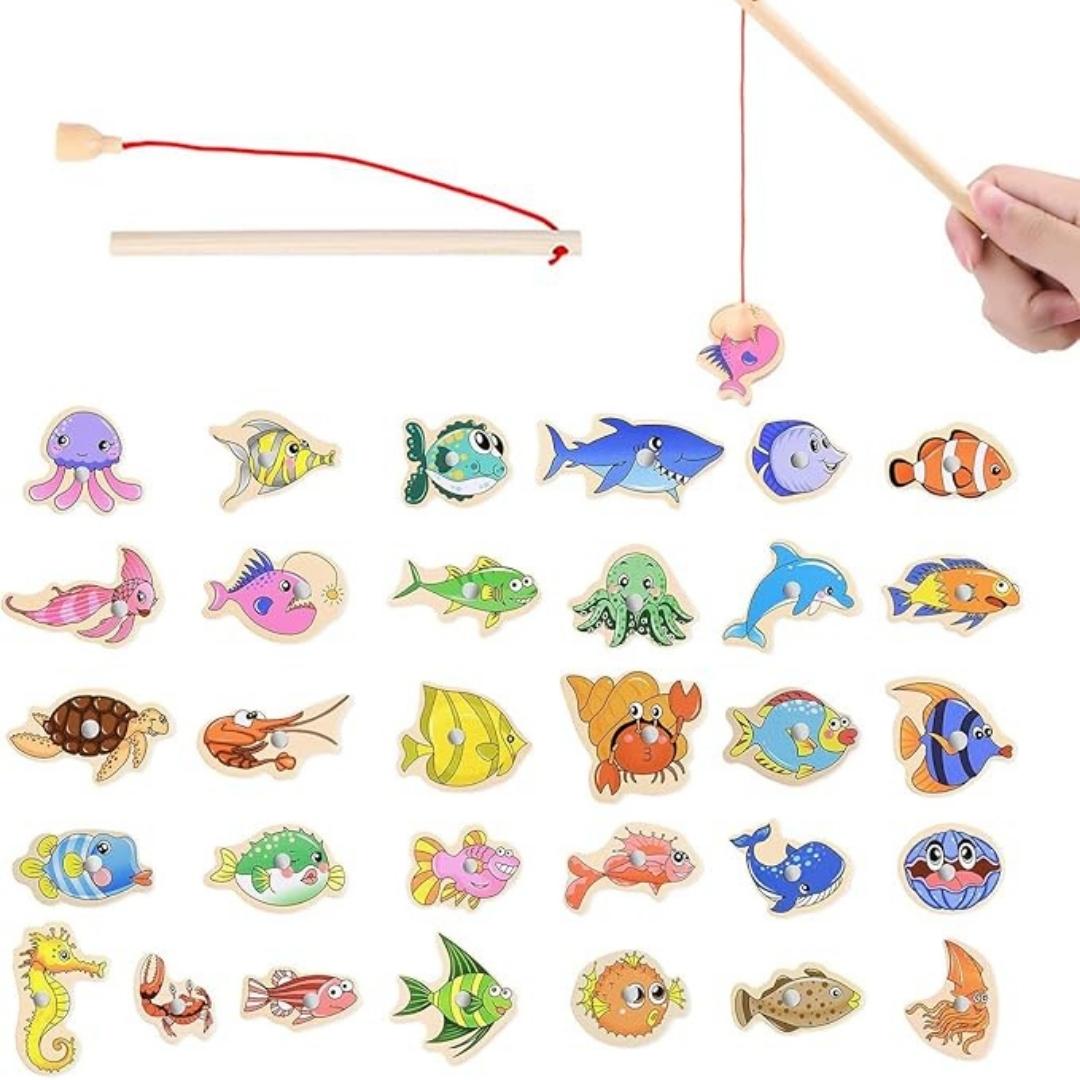 Montessori Magnetic Fishing Game – Fun Learning Toy for Kids